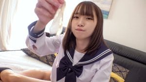 【着衣ハメ】セーラー美少女ミオちゃんの名前は？品番：h_1472instv00569