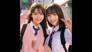 【skho176】ももちゃん＆みなみちゃんの名前は？1テニス部女子と夜のダブルス