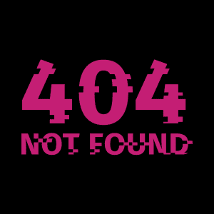 404 not foundと書かれた画像。