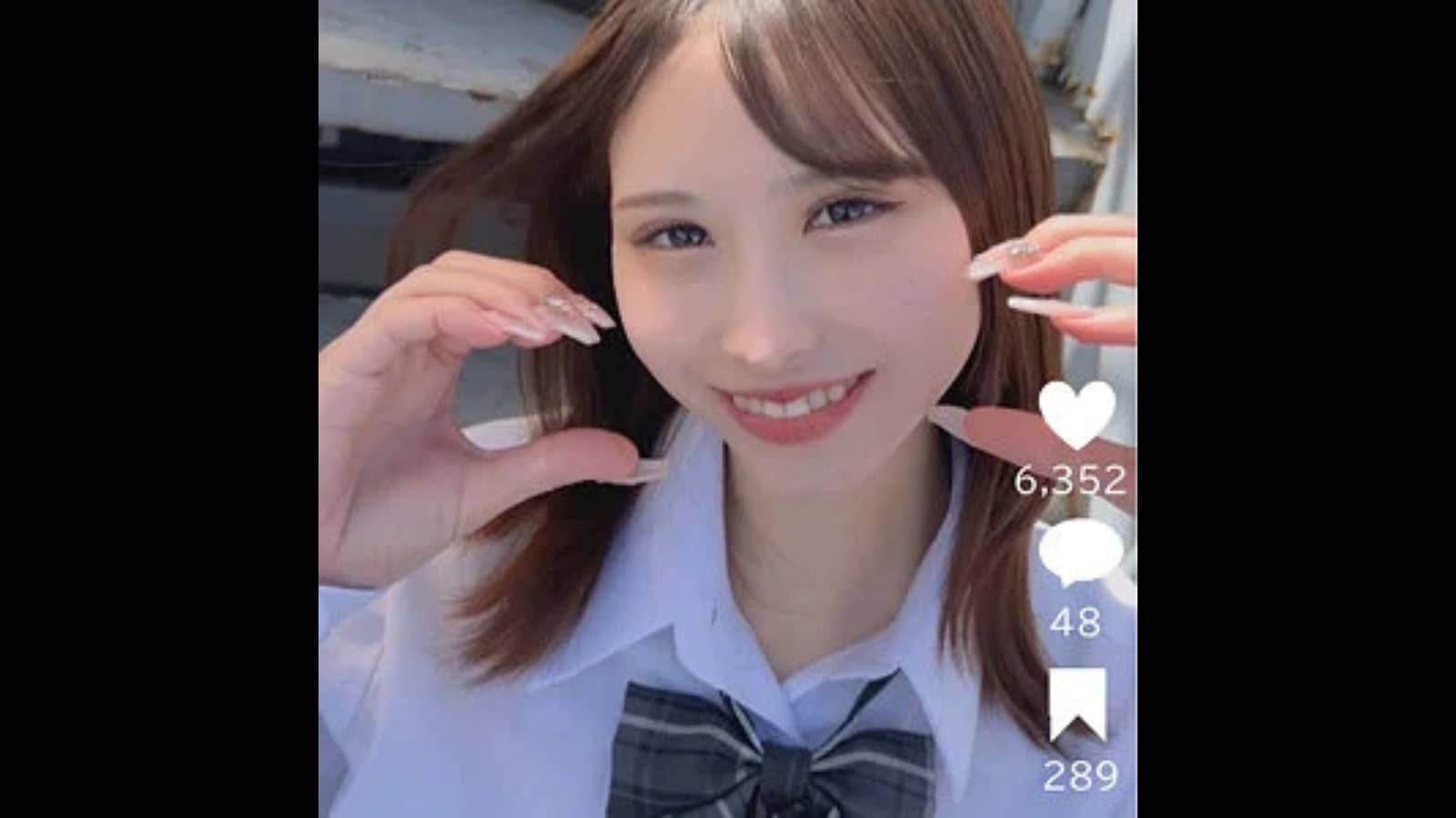 【pai056】N・Mちゃんの名前は？ミニスカチェックの制服JKとイチャLOVEハメ撮り