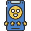 星4つのアイコン画像